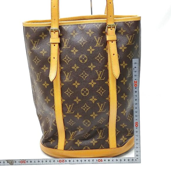 Authentic Louis Vuitton Bucket GM Brown Monogram Tote Bag mn672-121725 - Picture 2 of 16